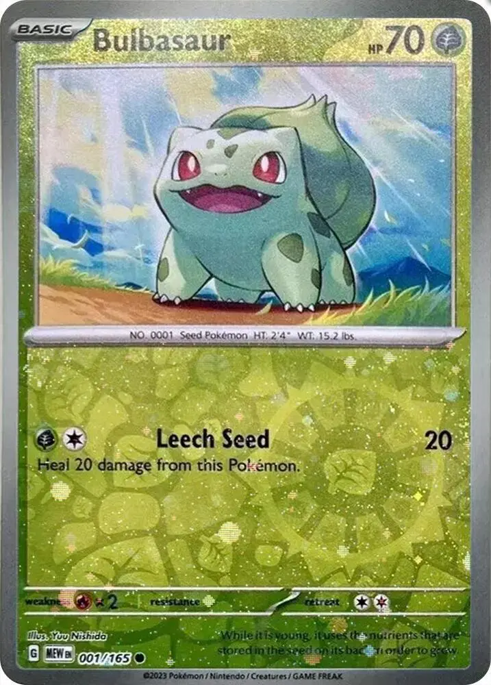 Bulbasaur, Miscellaneous Cards & Products 001/165