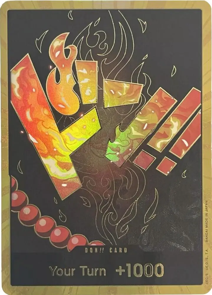 DON!! Card (Ace Gold), Premium Booster -The Best- DON!!