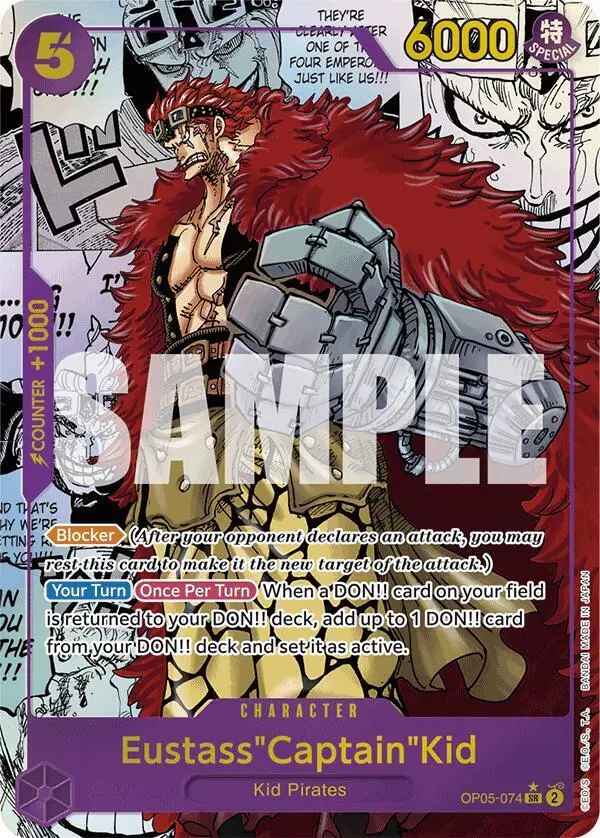 Eustass"Captain"Kid (Manga), Premium Booster -The Best- OP05-074