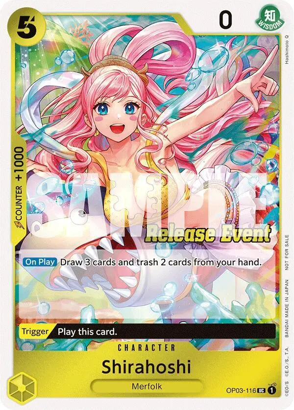 Shirahoshi (ST15 - ST20 Release Event Winner Pack), One Piece Promotion Cards OP03-116