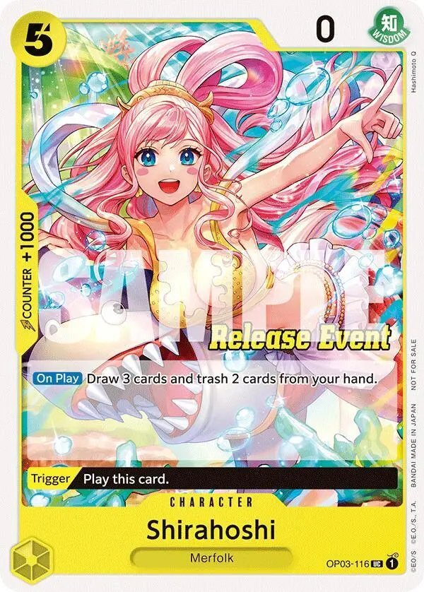 Shirahoshi (ST15 - ST20 Release Event Pack), One Piece Promotion Cards OP03-116