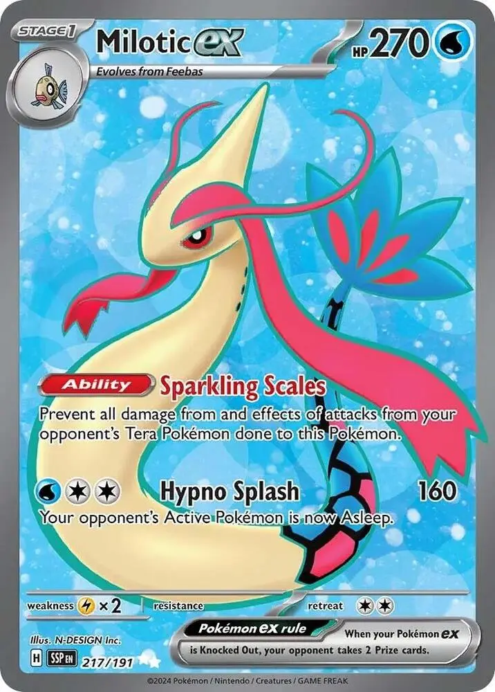 Milotic ex, Surging Sparks 217/191