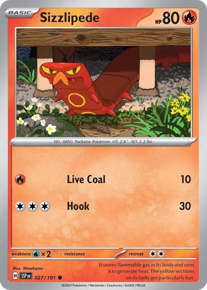 Sizzlipede, Surging Sparks 027/191