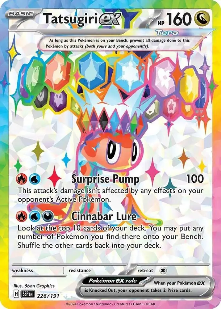 Tatsugiri ex, Surging Sparks 226/191