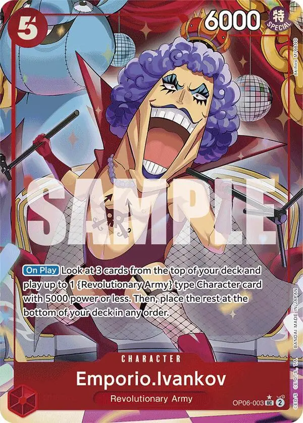 Emporio.Ivankov (Full Art), Premium Booster -The Best- OP06-003