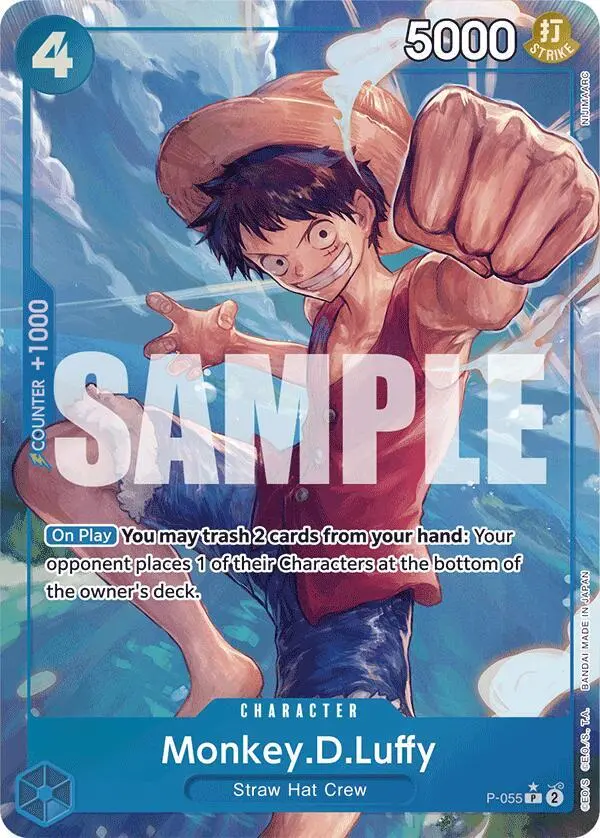 Monkey.D.Luffy (Full Art), Premium Booster -The Best- P-055