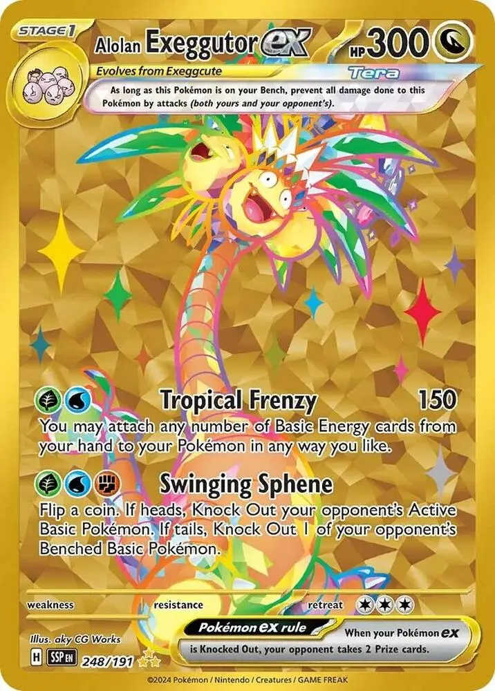 Alolan Exeggutor ex, Surging Sparks 248/191