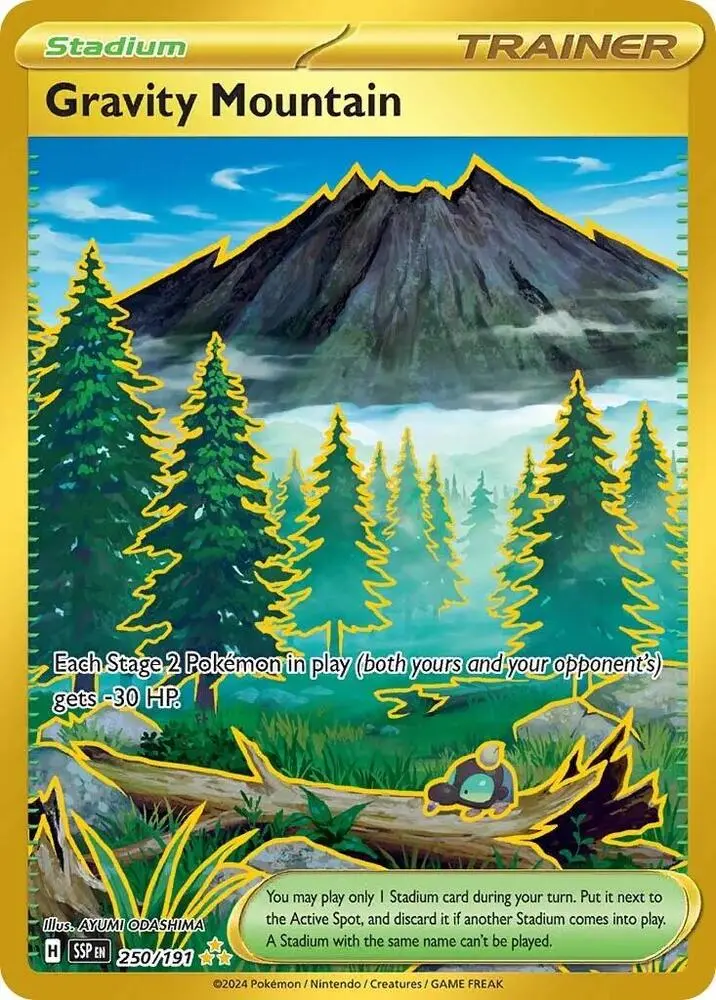 Gravity Mountain, Surging Sparks 250/191