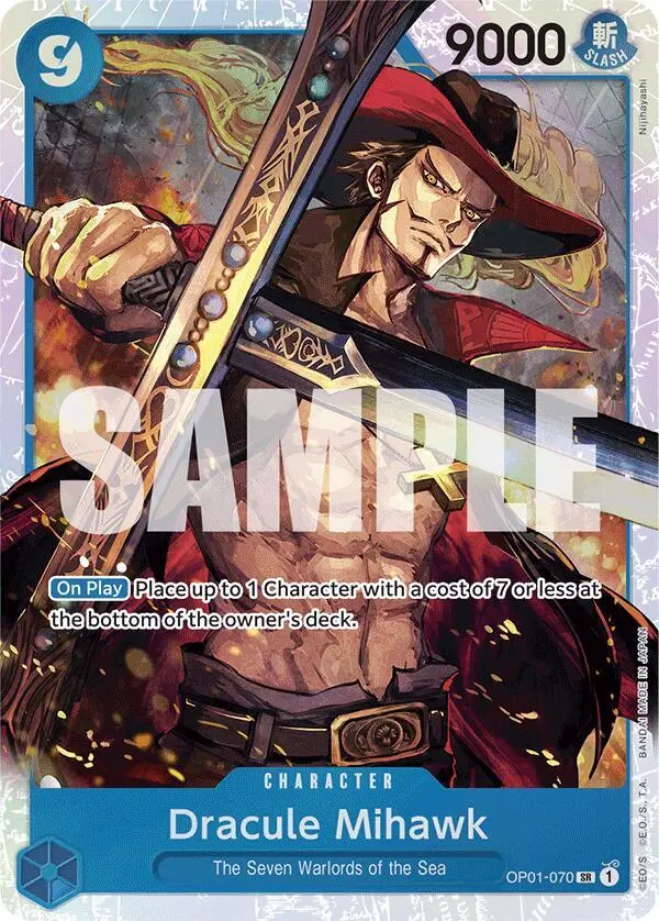 Dracule Mihawk (Reprint), Premium Booster -The Best- OP01-070