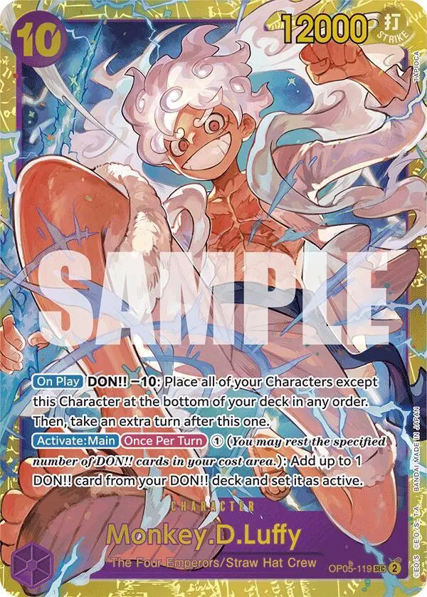 Monkey.D.Luffy (Reprint), Premium Booster -The Best- OP05-119