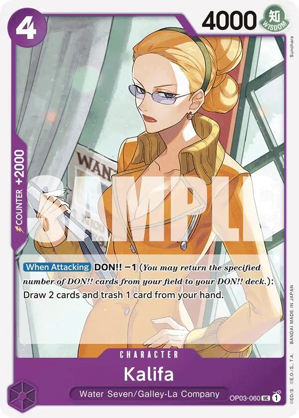Kalifa (Reprint), Premium Booster -The Best- OP03-060