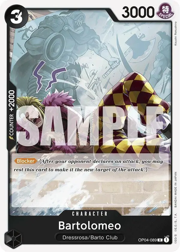 Bartolomeo (Reprint), Premium Booster -The Best- OP04-089