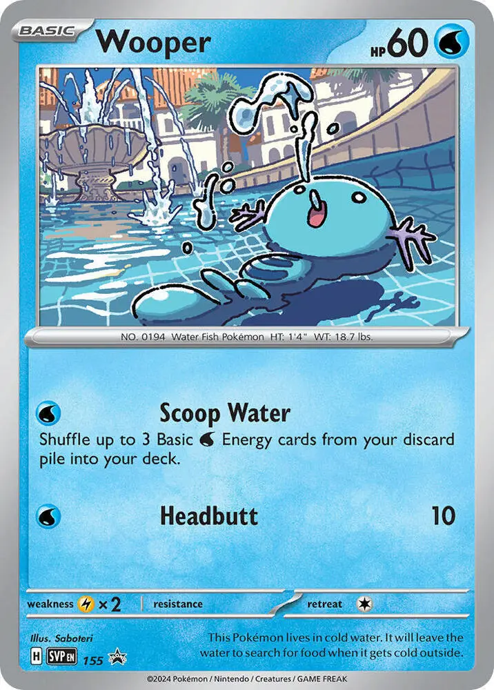 Wooper, SVP Black Star Promos 155/225