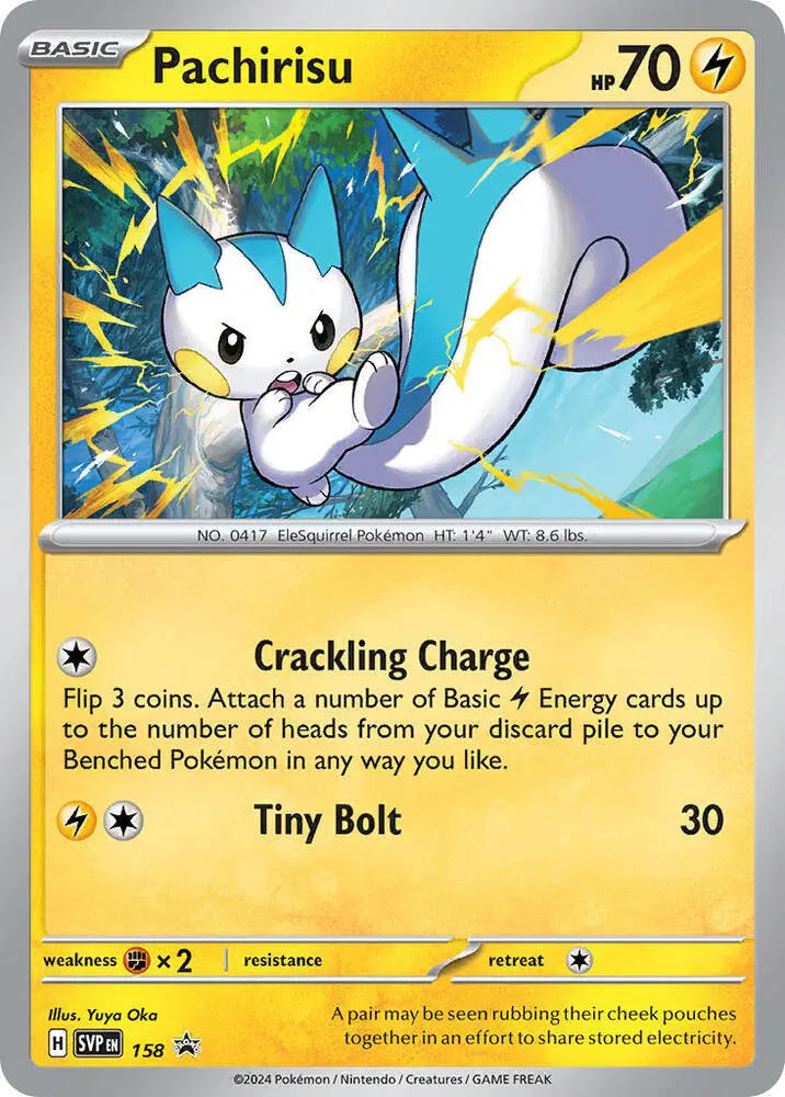 Pachirisu, SVP Black Star Promos 158/225
