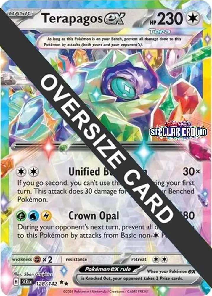 Terapagos ex, Jumbo cards 128/142