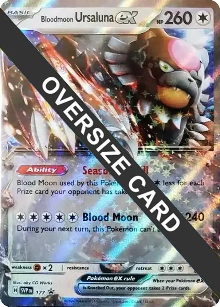 Bloodmoon Ursaluna ex, Jumbo cards 141/167