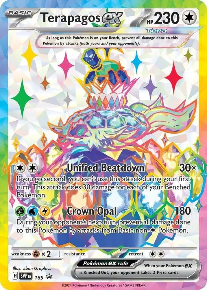 Terapagos ex, SVP Black Star Promos 165/225