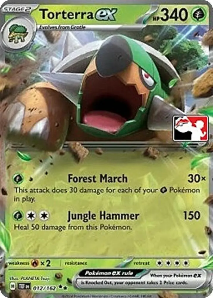 Torterra ex, Prize Pack Series Cards 012/162