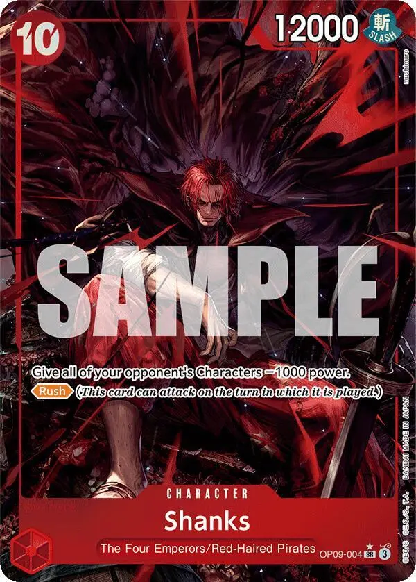 Shanks (Alt Art), Emperors in the New World OP09-004