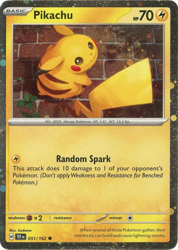 Pikachu, Miscellaneous Cards & Products 018/091