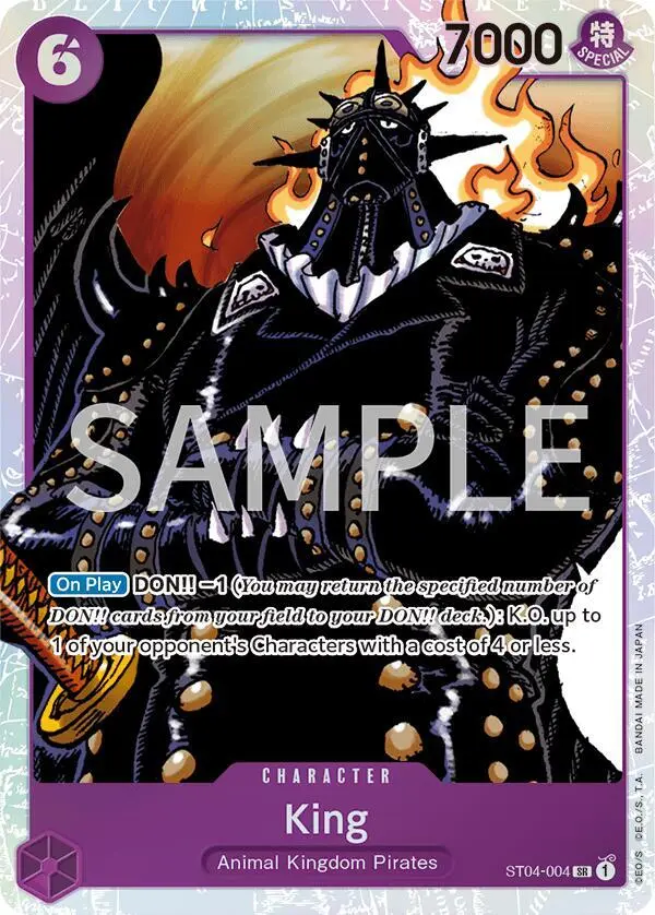 King, Revision Pack Cards ST04-004