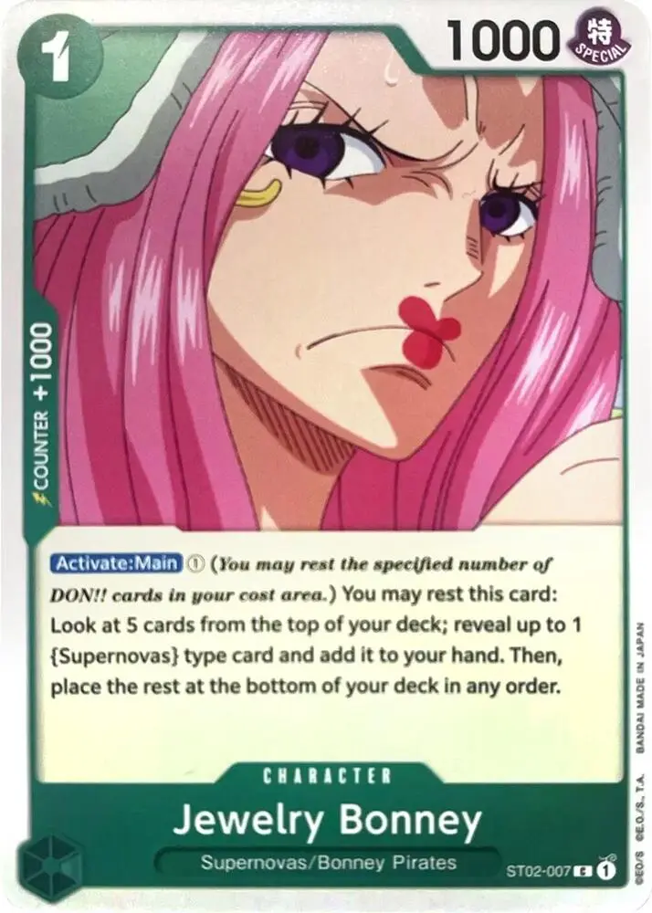Jewelry Bonney, Revision Pack Cards ST02-007