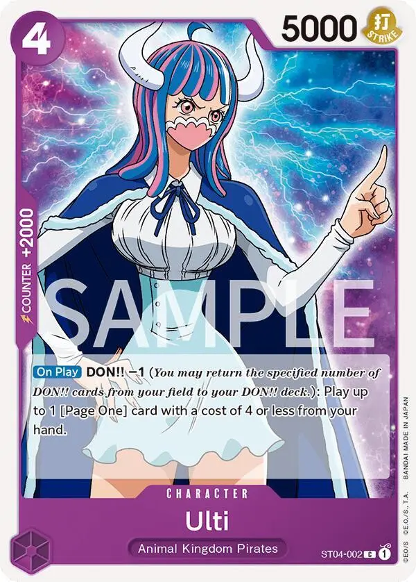Ulti, Revision Pack Cards ST04-002