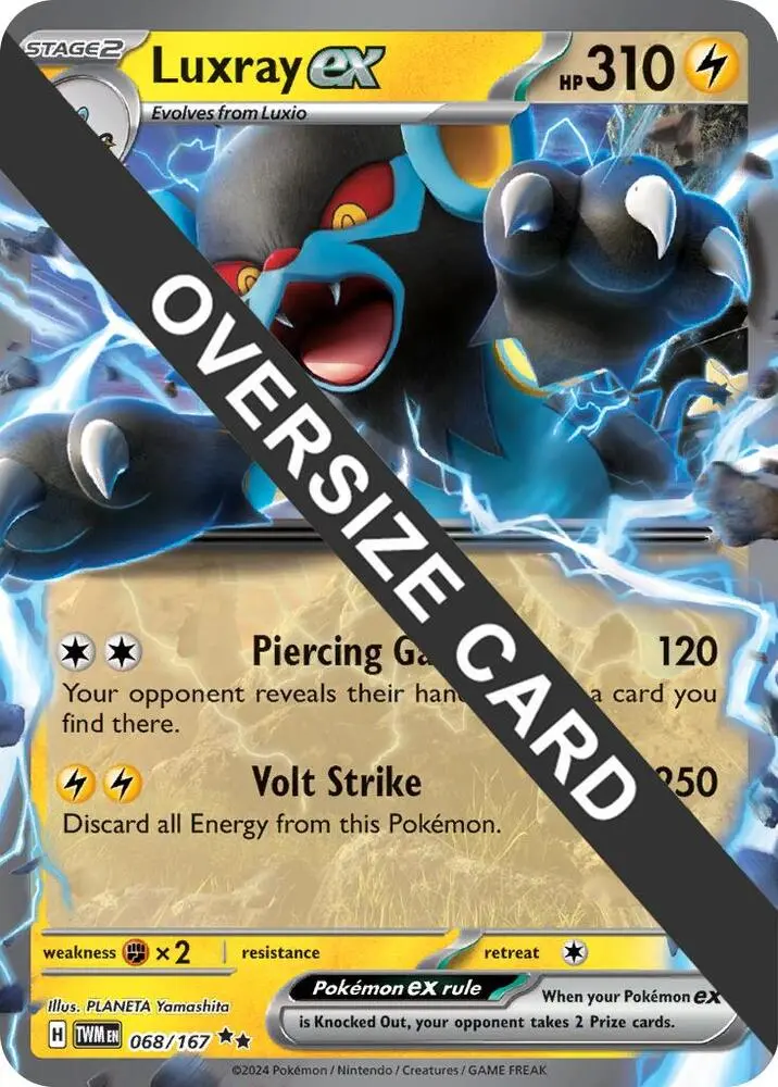 Luxray ex, Jumbo cards 068/167