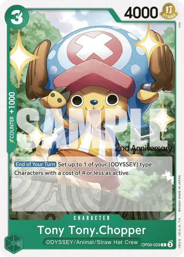 Tony Tony.Chopper, Emperors in the New World: 2nd Anniversary Tournament Cards OP09-029