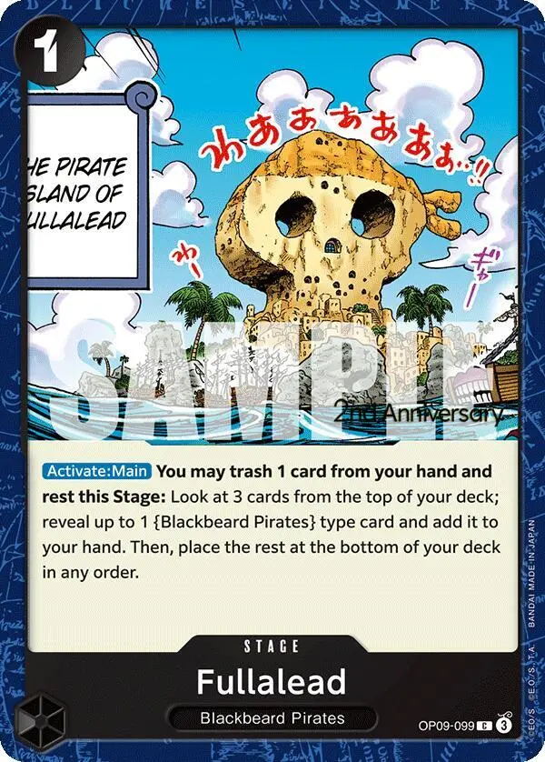 Fullalead, Emperors in the New World: 2nd Anniversary Tournament Cards OP09-099