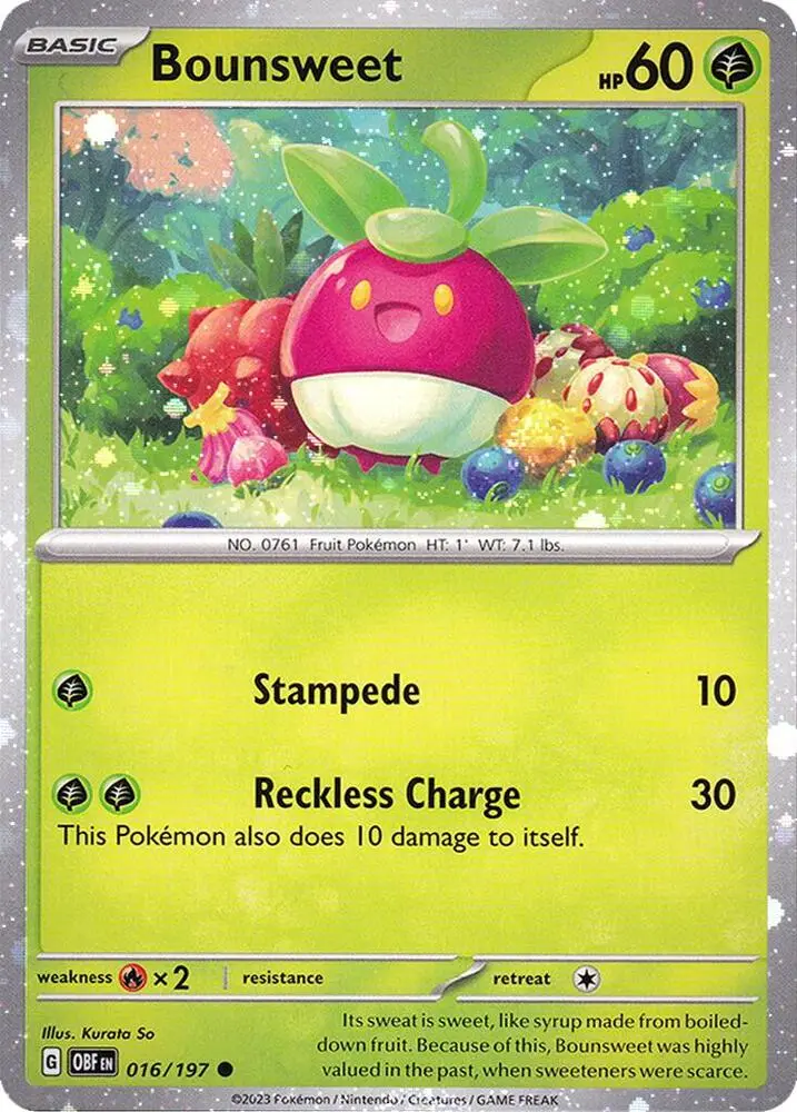 Bounsweet, Miscellaneous Cards & Products 016/197