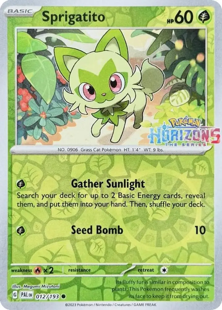 Sprigatito, Miscellaneous Cards & Products 012/193