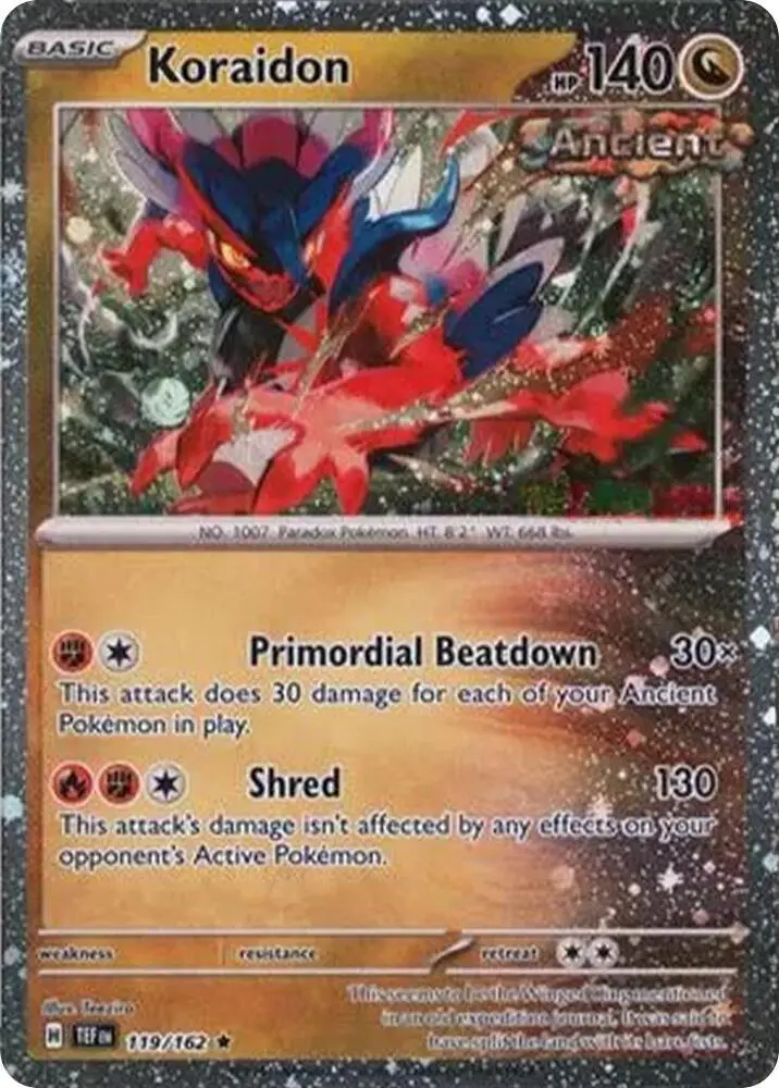 Koraidon, Miscellaneous Cards & Products 119/162