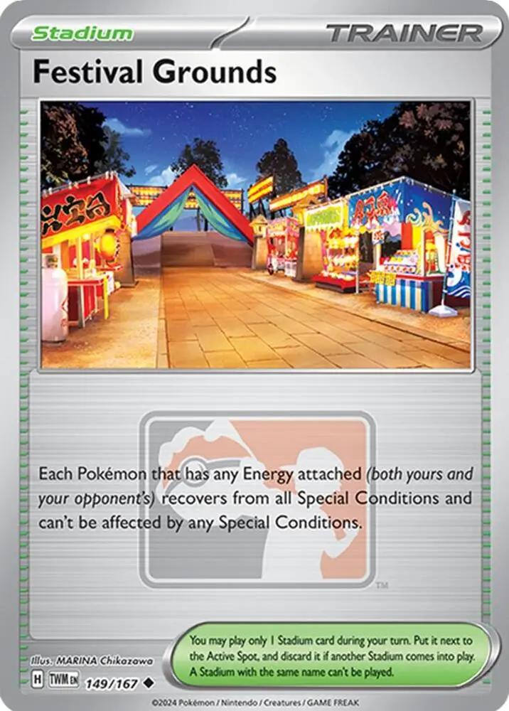 Festival Grounds, League & Championship Cards 149/167