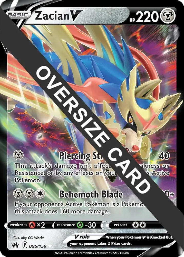 Zacian V, Jumbo cards 138/202