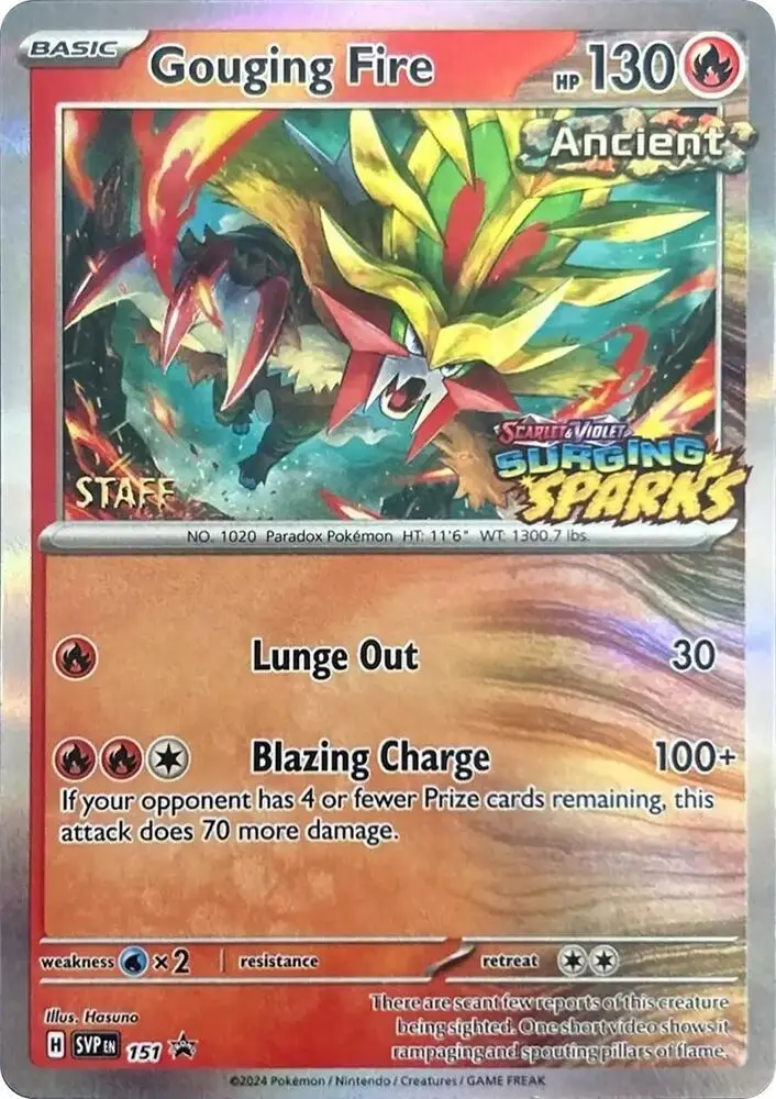 Gouging Fire, SVP Black Star Promos 151