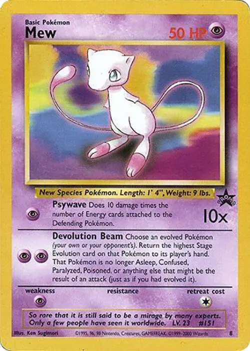 Mew, Wizards Black Star Promos 8