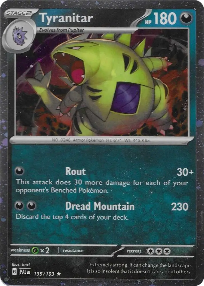 Tyranitar, Miscellaneous Cards & Products 056/124