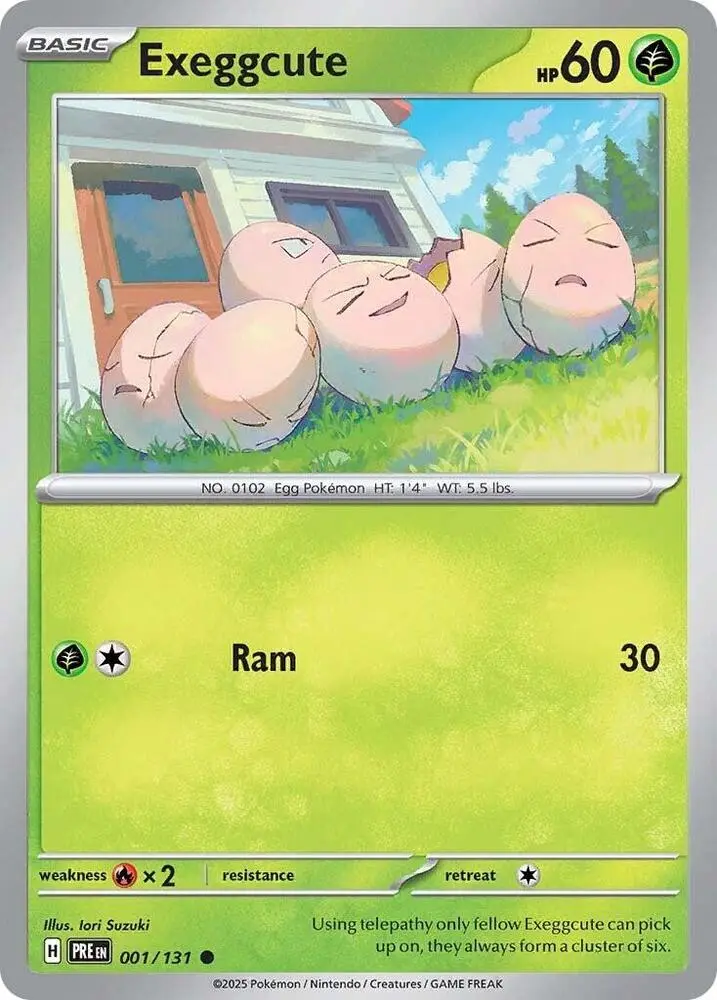 Exeggcute, Prismatic Evolutions 001/131