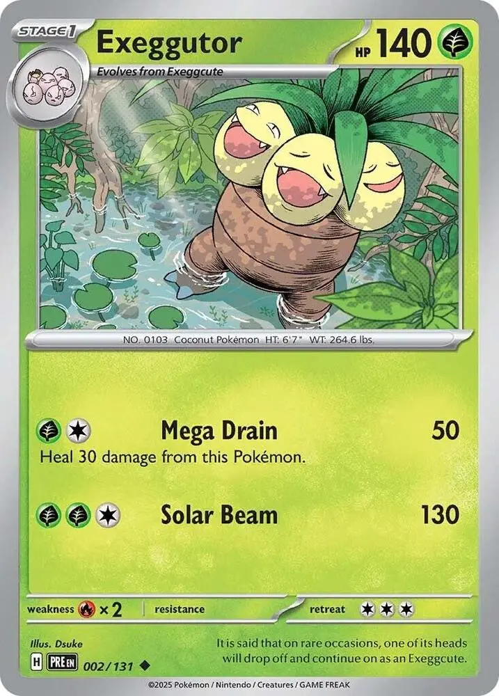 Exeggutor, Prismatic Evolutions 002/131