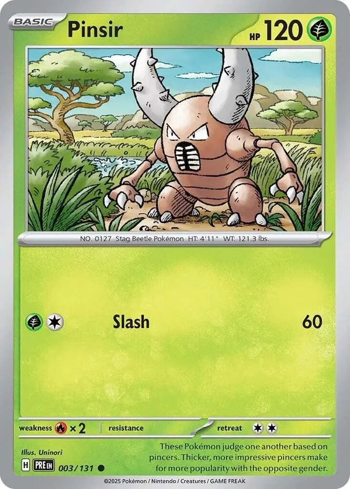 Pinsir, Prismatic Evolutions 003/131