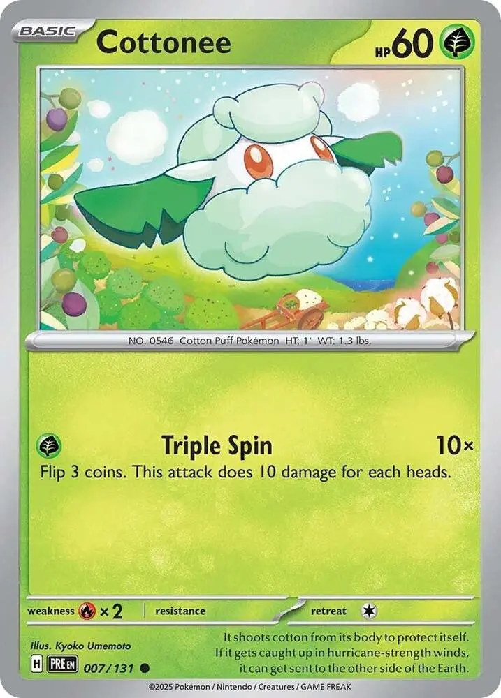 Cottonee, Prismatic Evolutions 007/131