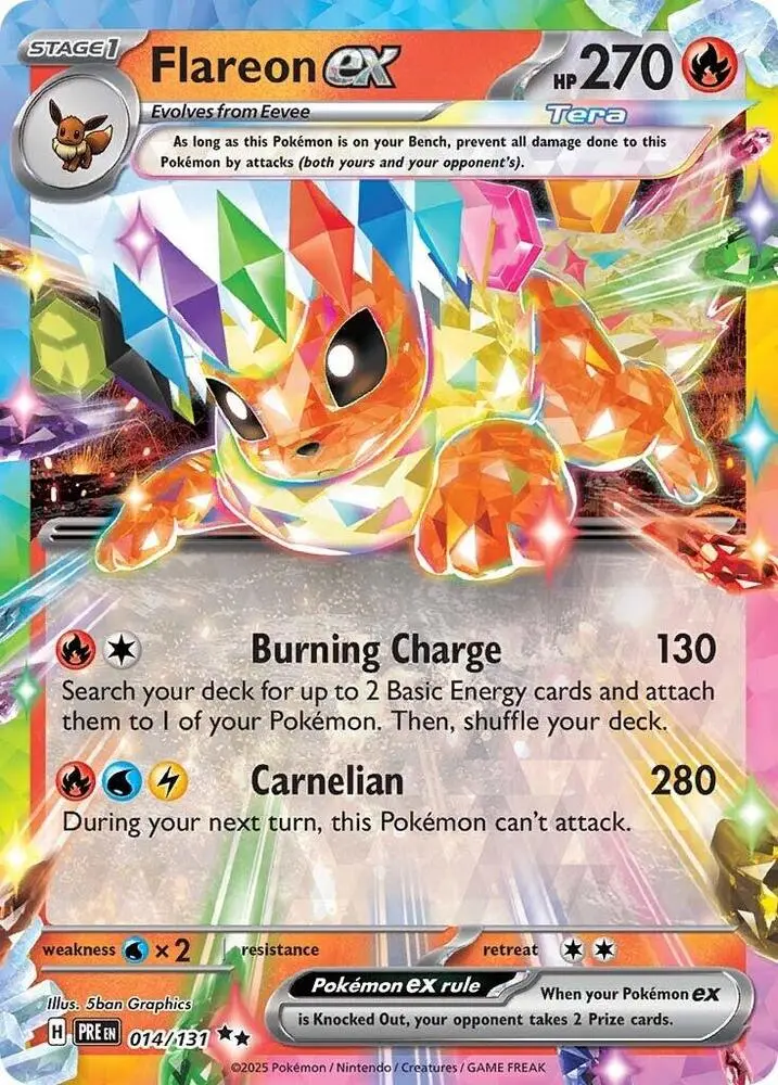 Flareon ex, Prismatic Evolutions 014/131