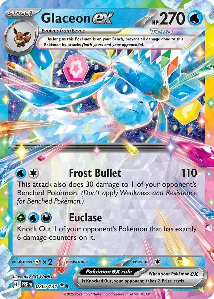 Glaceon ex, Prismatic Evolutions 026/131