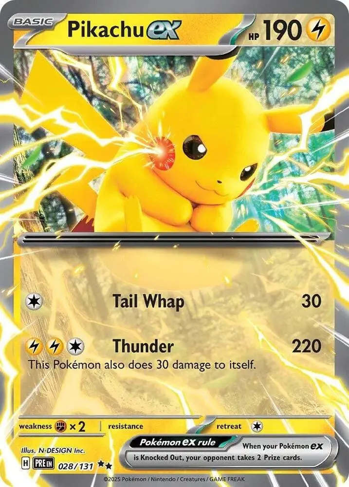 Pikachu ex, Prismatic Evolutions 028/131