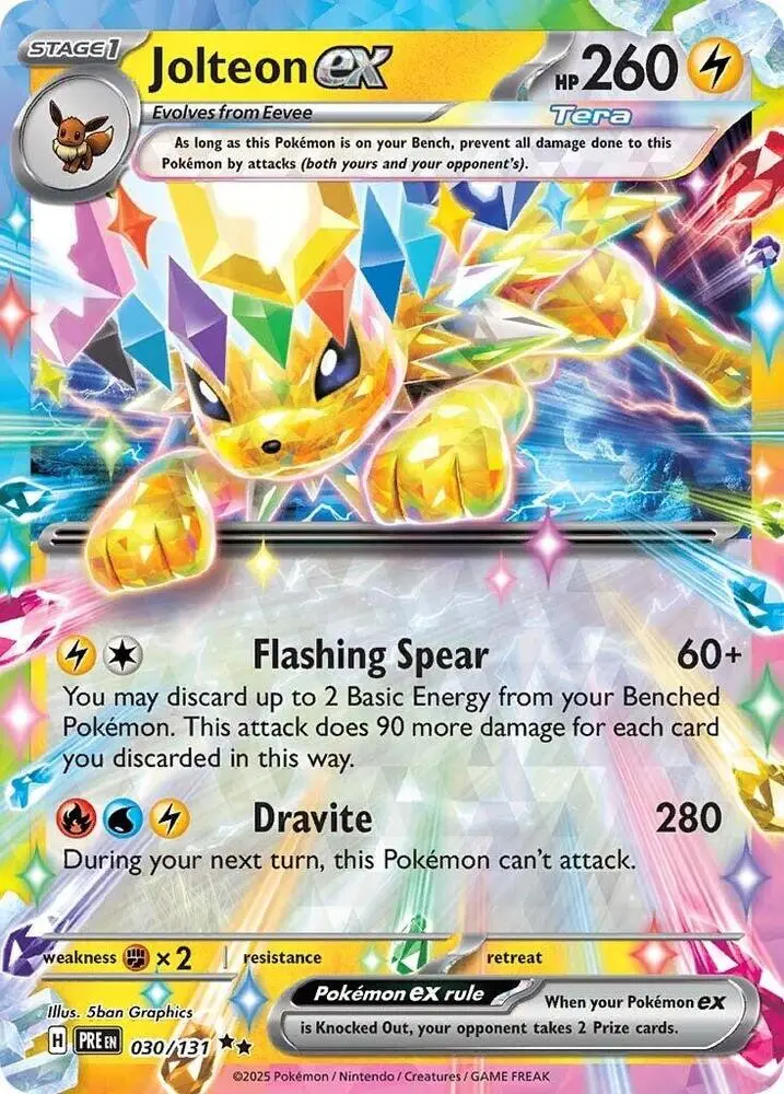 Jolteon ex, Prismatic Evolutions 030/131