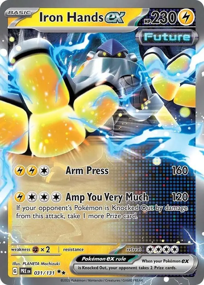 Iron Hands ex, Prismatic Evolutions 031/131