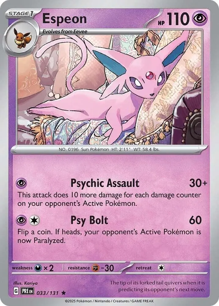 Espeon, Prismatic Evolutions 033/131