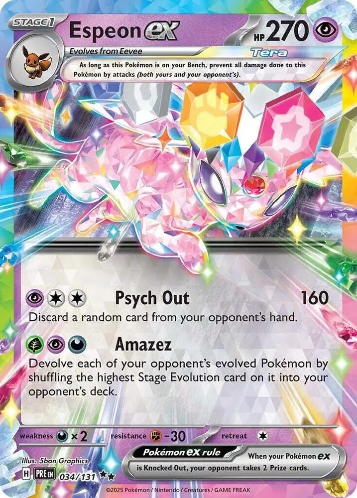 Espeon ex, Prismatic Evolutions 034/131