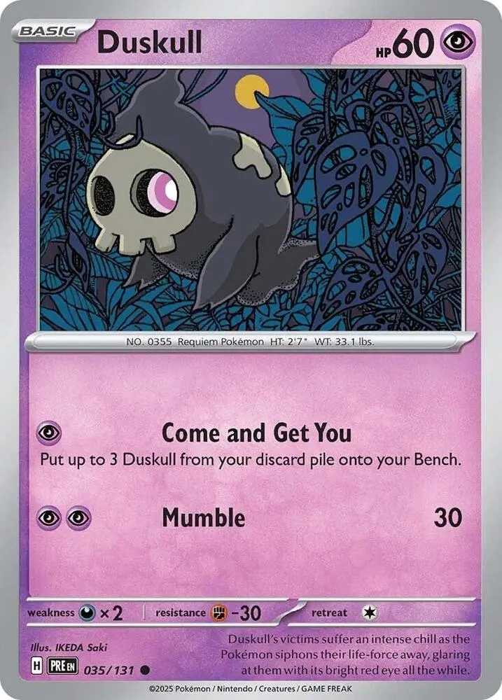 Duskull, Prismatic Evolutions 035/131